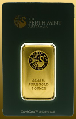 Tehlička 1 Oz Perth Mint 999,9/1000 Au