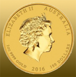 Gold Lunar 2016 - Opica 1/10 Oz