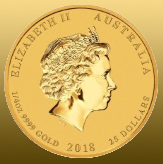 Gold Lunar 2018 - Pes 1/2 Oz