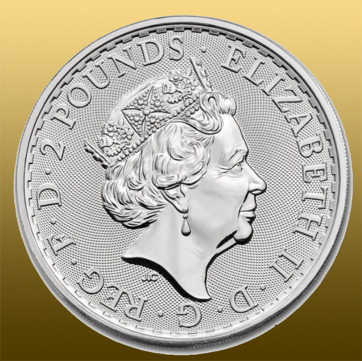 Silver 1 Oz Britannia Queen Elizabeth II - 999/1000 Ag - ročník 2023 - cena od 25 kusov