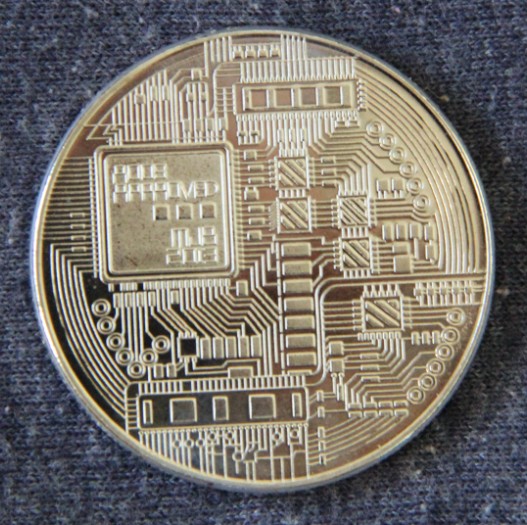 Silver 1 Oz minca Bitcoin 999/1000 Ag