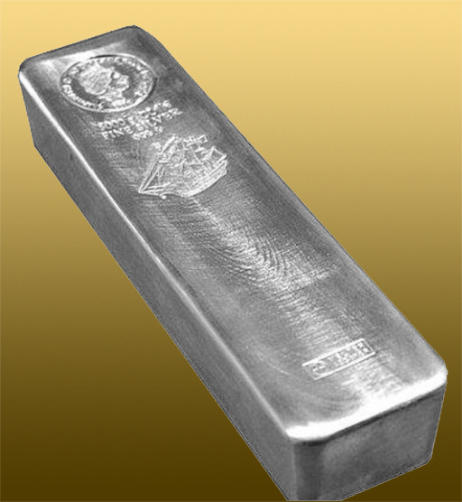 Silver bar 5 kg 999/1000 Ag