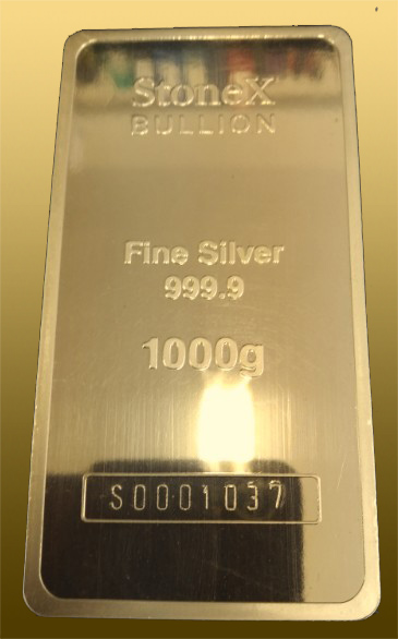 Silver bar 1 kg Stonex 999,9/1000 Ag - úplne nové - ročník 2021 - firma Stonex je certifikovaný LBMA výrobca a ich tehličky sú oficiálne uznávané Londýnskymi bankami. - tieto tehličky sú oficiálne vyrazené pre krajinu ostrov Niue (zámorské oblasti Veľkej Británie)