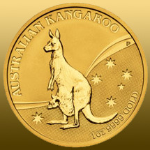 Australian Kangaroo 1 Oz 999,9/1000 Au - ročník 2011 - od výroby v ochrannej plastovej bublinke