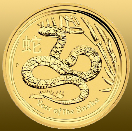 Gold Lunar 2013 - Had 1 Oz II. lunárna séria 999,9/1000 Au