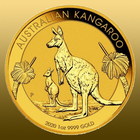 Australian Kenguruh 1 Oz 999,9/1000 Au - staršie ročníky, 100% stav, dodávané v ochranných plastových bublinkách