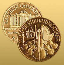 Wiener Philharmoniker 1/10 Oz 999,9/1000 Au - ročník 2022 - úplne nové
 - cena pre 20 a viac kusov