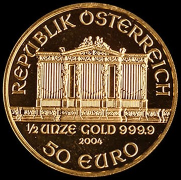 Wiener Philharmoniker 1/2 Oz 999,9/1000 Au - ročník 2023