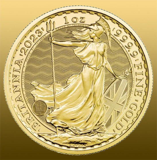 Britannia 1 Oz 999,9/1000 Au - staršie ročníky, 100% stav - ročník nemá vplyv na výkupnú cenu