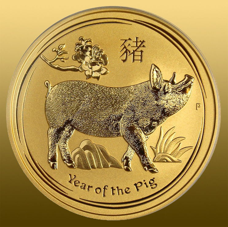 Australia Lunar 2015 Koza - 1 Oz 999,9/1000 Au II. lunárna séria