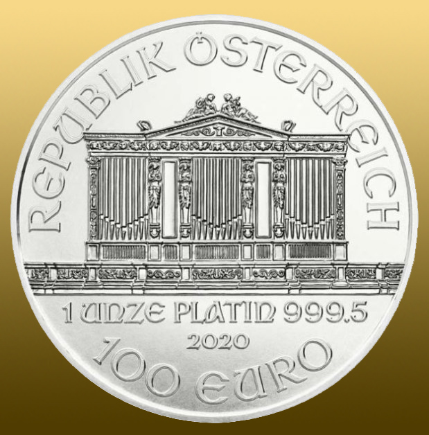 Platinová minca 1 Oz Wiener Philharmoniker 999,5/1000 Pt