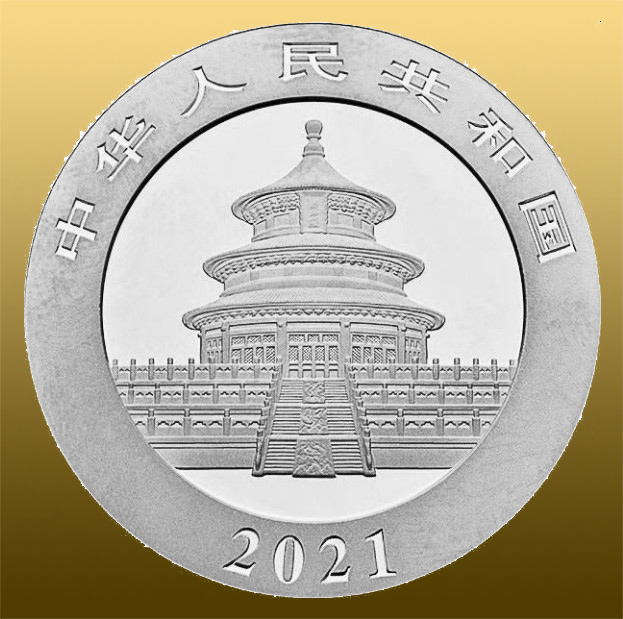 Silver China Panda 30 gram 999/1000 Ag - ročník 2022