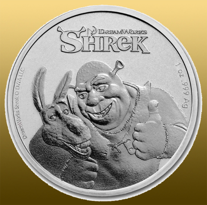 Silver Shrek 1 Oz ročník 2021 - Anniversary 999/1000 Ag
