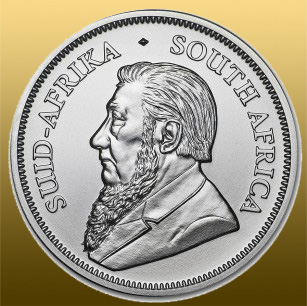 Silver Krugerrand 1 Oz, 999/1000 Ag - cena pre 25 a viac kusov - staršie ročníky, 100% stav, v ešte zapečatených tubách