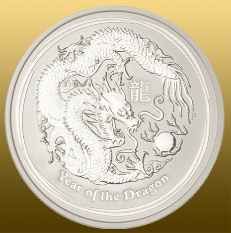 Silver Lunar 2012 - Drak 1 Oz