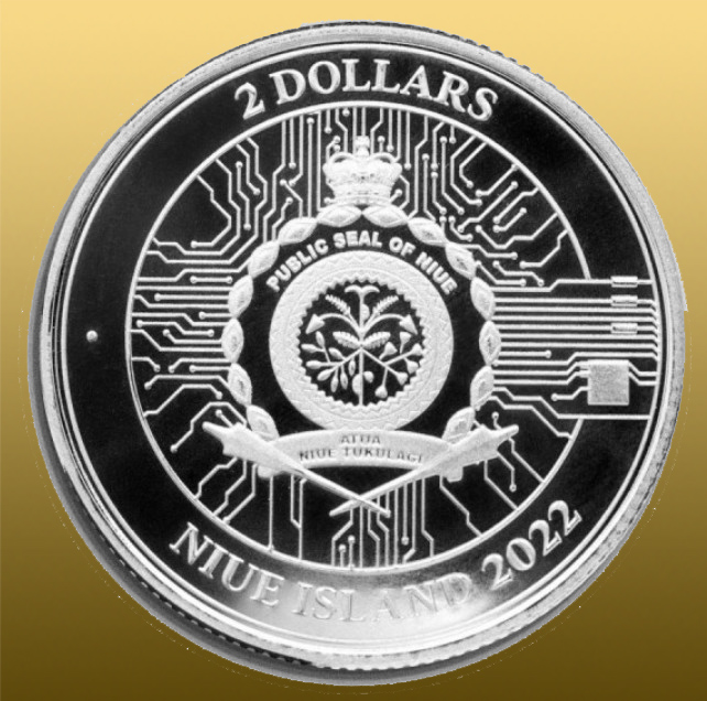 Silver 1 Oz minca Bitcoin 999,9/1000 Ag - ročník 2022