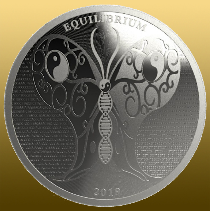 Silver 1 Oz Tokelau 2019 - Equilibrum !!! NOVINKA v našej ponuke