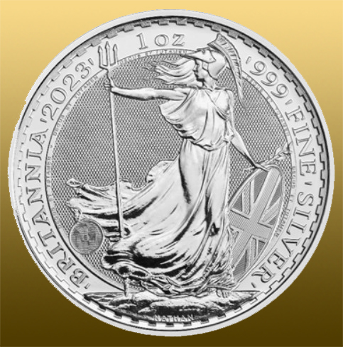 Silver Britannia, King Charles III - 999/1000 Ag - ročník 2023 - cena platí už od jedného kusa