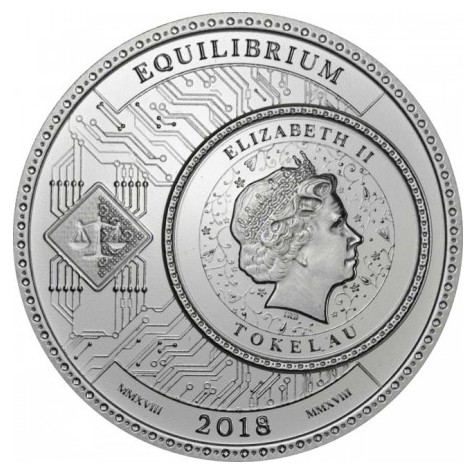 Silver 1 Oz Tokelau 2018 - Equilibrum