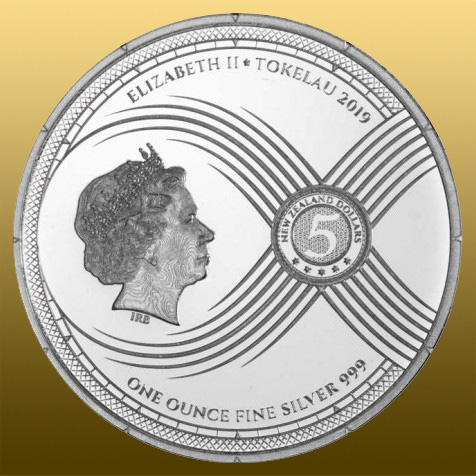 Silver Chronos 1 Oz 999/1000 Ag - ročník 2021 (predtým sme mali ročník 2020 - teraz nový obrázok, ale zatiaľ sme nemali čas ho spracovať každá minca je v plastovej bublinke