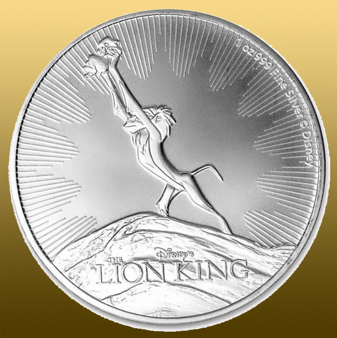 Silver The Circle of Life 1 Oz, 999/1000 Ag - 25. výročie Lion King