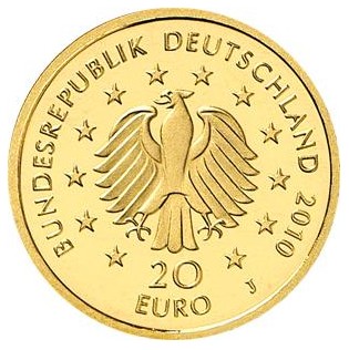 20 EURO Wald alebo 20 EURO Vögel - Nemecké pamätné mince rôznych motívov